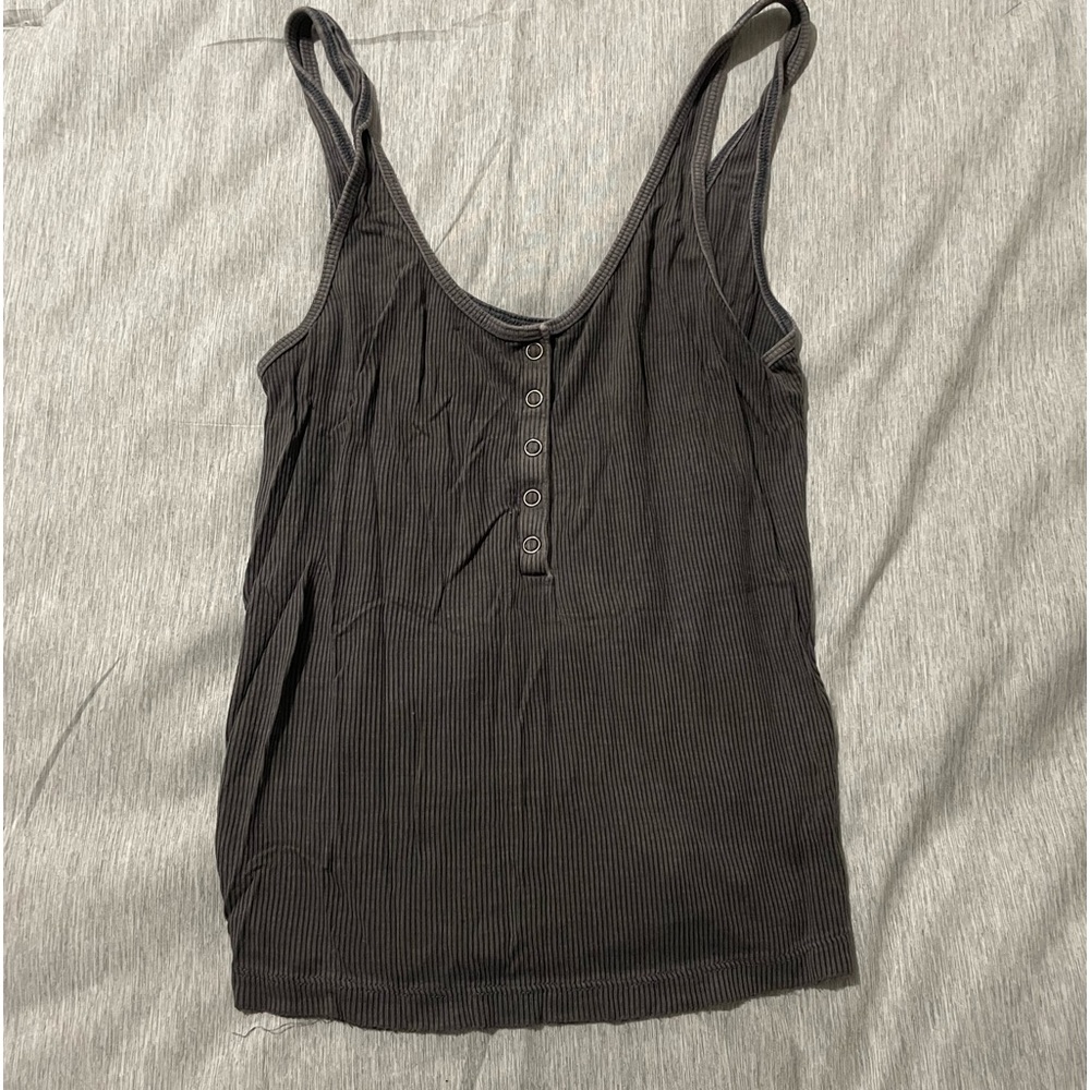Blackish gray tank top!